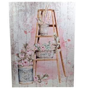 Pink Flower Canvas Wall Art